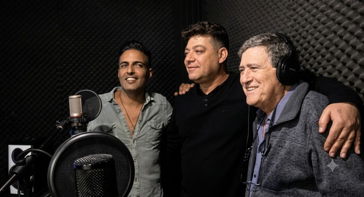 אילון פרת עם יהורם גאון וסגיב כהן