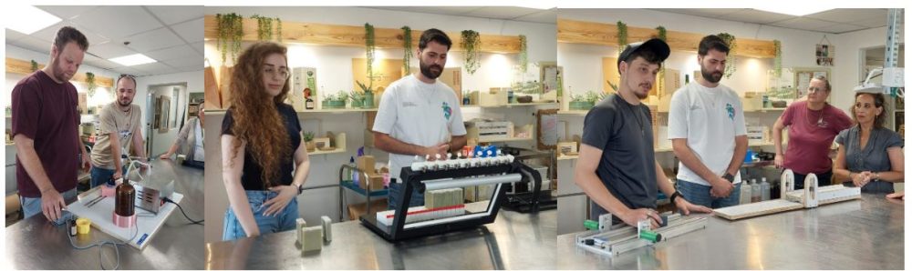 סטודנטים מציגים פרויקטים
